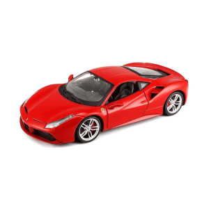 Μεταλλική Μινιατούρα Σε Κλίμακα 1:24 - Ferrari 488 GTB - Κόκκινο