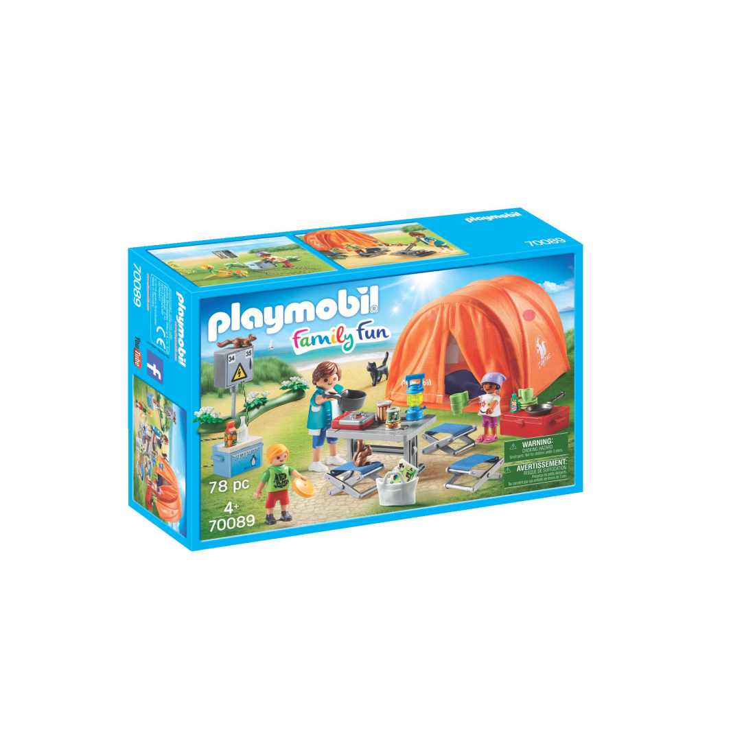 Playmobil - Οικογενειακή Σκηνή Camping