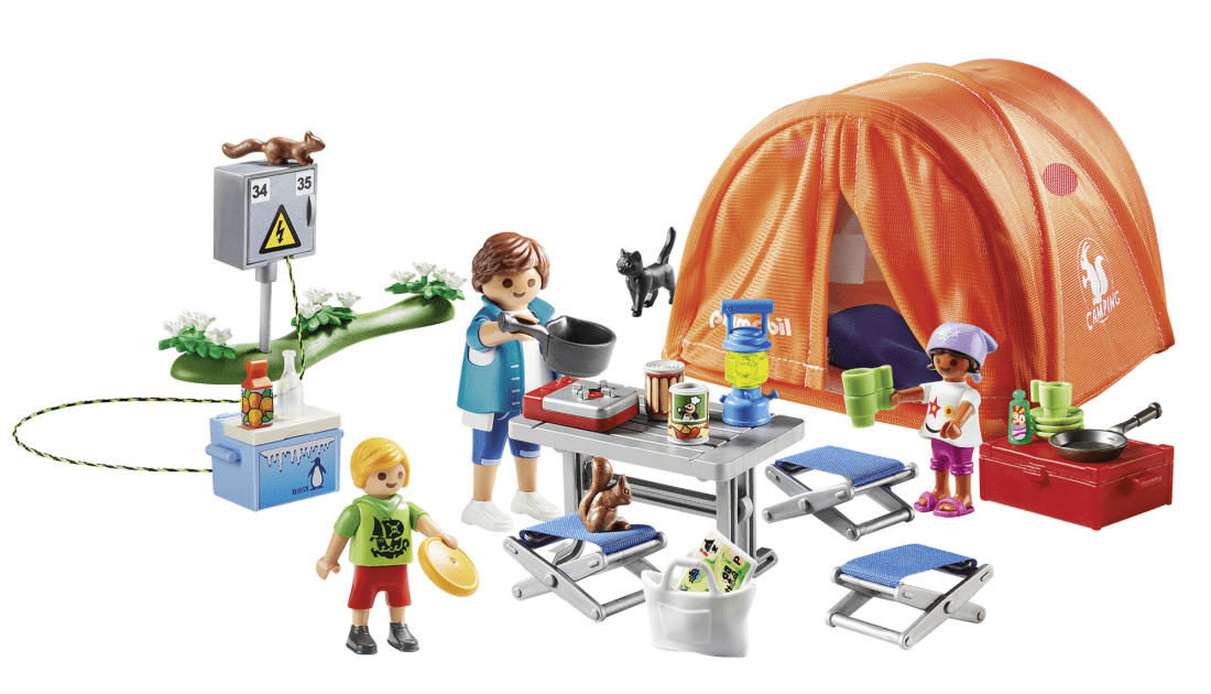 Playmobil - Οικογενειακή Σκηνή Camping