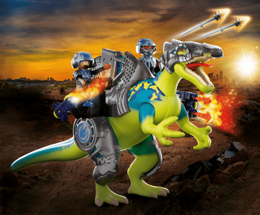 Playmobil - Σπινόσαυρος Με Διπλή Πανοπλία