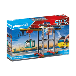 Playmobil - Γερανογέφυρα Φορτοεκφόρτωσης Container