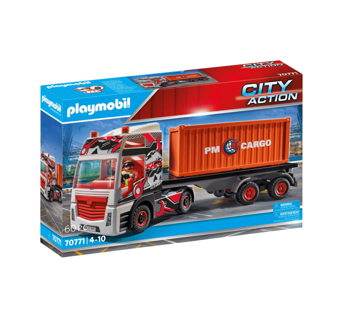 Playmobil - Φορτηγό Μεταφοράς Container