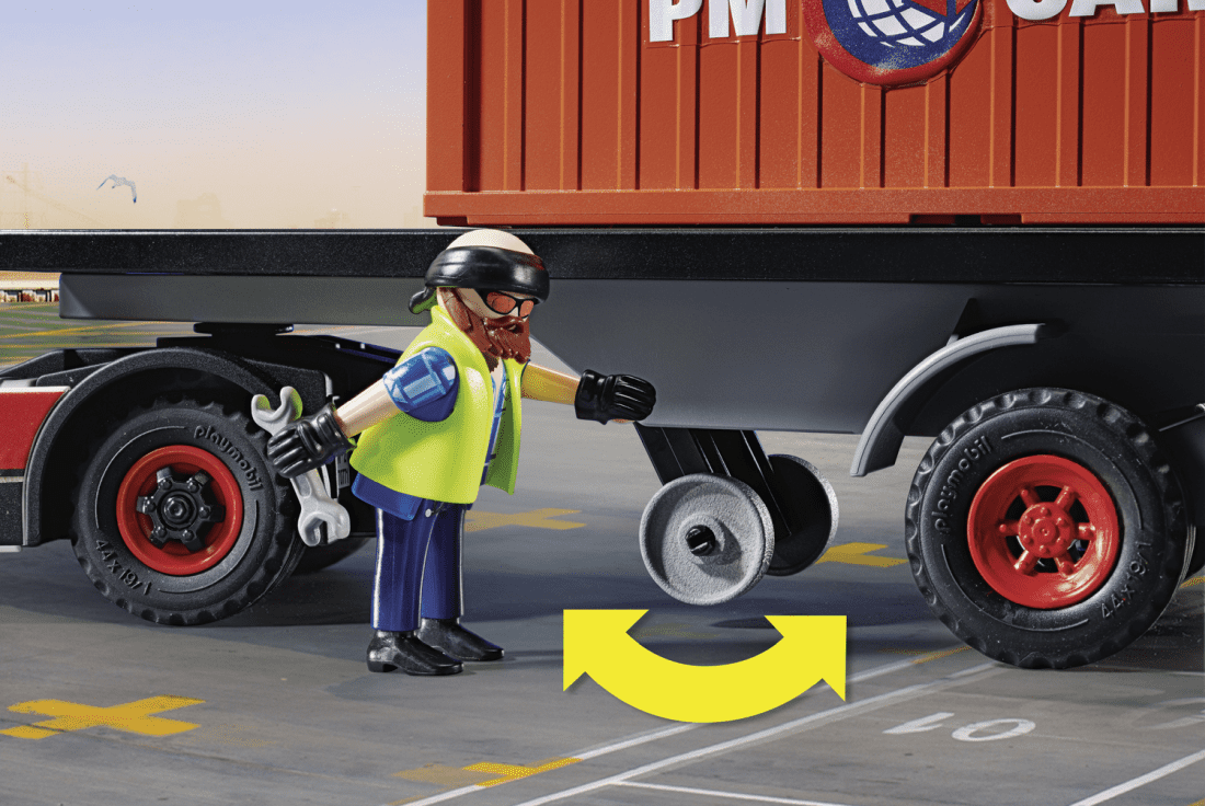 Playmobil - Φορτηγό Μεταφοράς Container