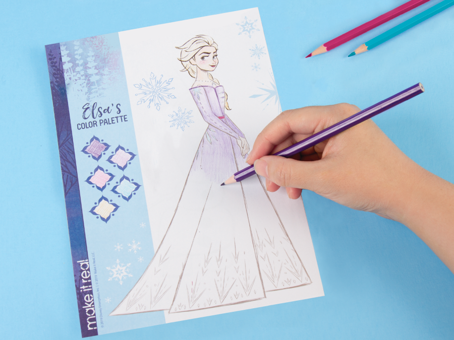 Make it Real - Εργαστήριο Σχεδίου - Disney Frozen II Fashion Design Tracing Light Table