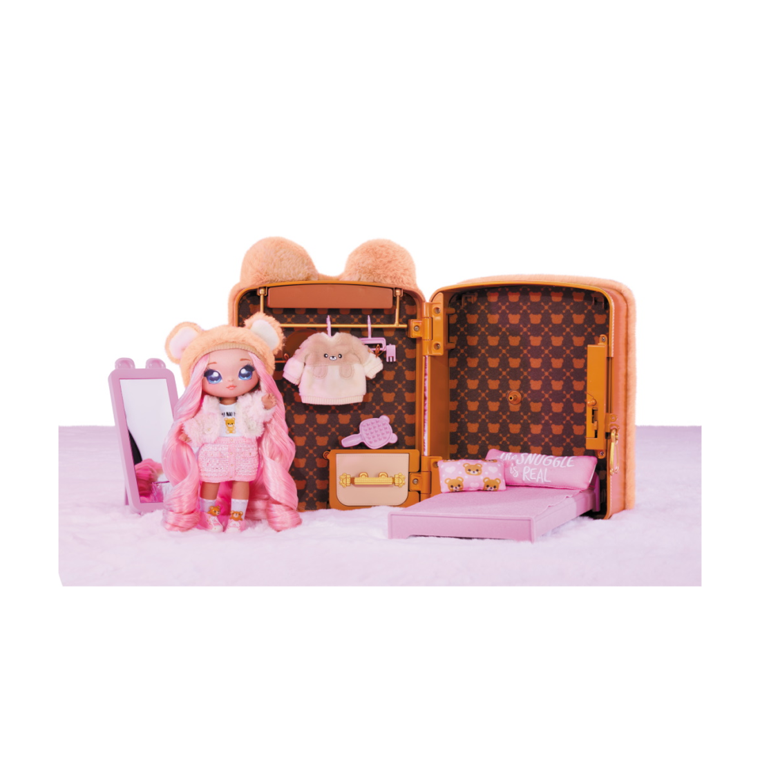 Na! Na! Na! Surprise! - Fashion Κούκλα Με Δωμάτιο - Τσάντα - Sara Snuggle