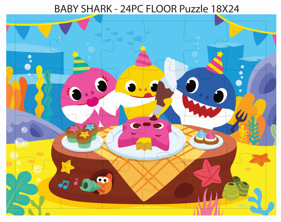 Puzzle - Pinkfong Baby Shark 24 pcs