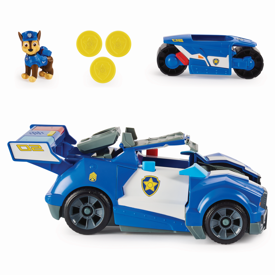 Spin Master Paw Patrol - The Movie - Transforming City Cruiser - Chase