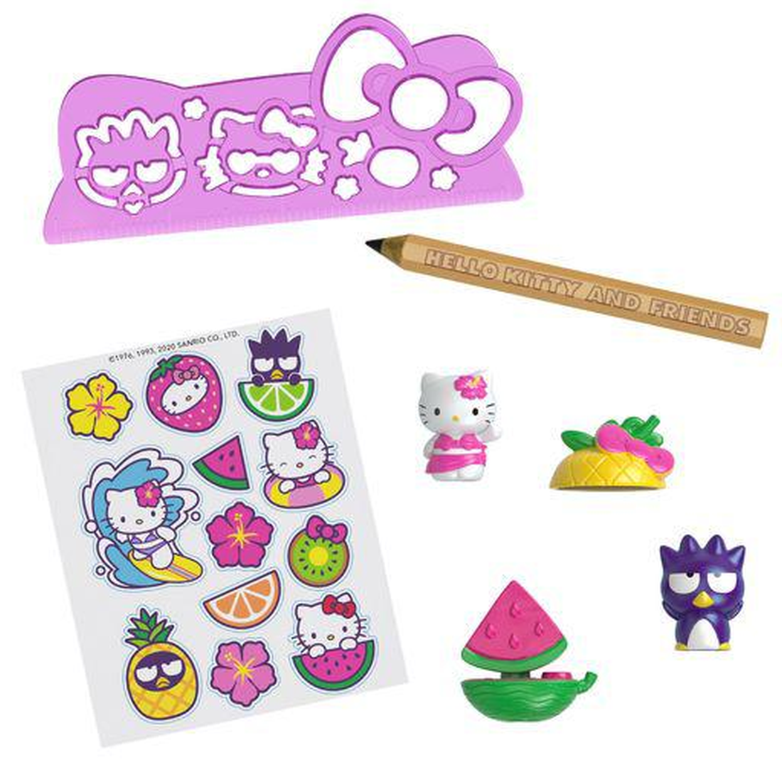Hello Kitty - Κασετίνα Και Σετ Παιχνιδιού - Beach Pencil Playset