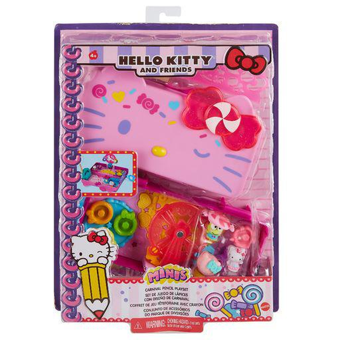 Hello Kitty - Κασετίνα Και Σετ Παιχνιδιού - Carnival Pencil Playset