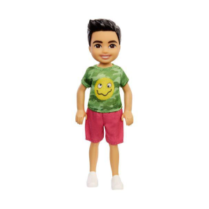 Barbie - Chelsea - Καστανό Αγοράκι Με Πράσινη Μπλούζα