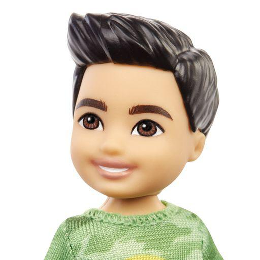 Barbie - Chelsea - Καστανό Αγοράκι Με Πράσινη Μπλούζα