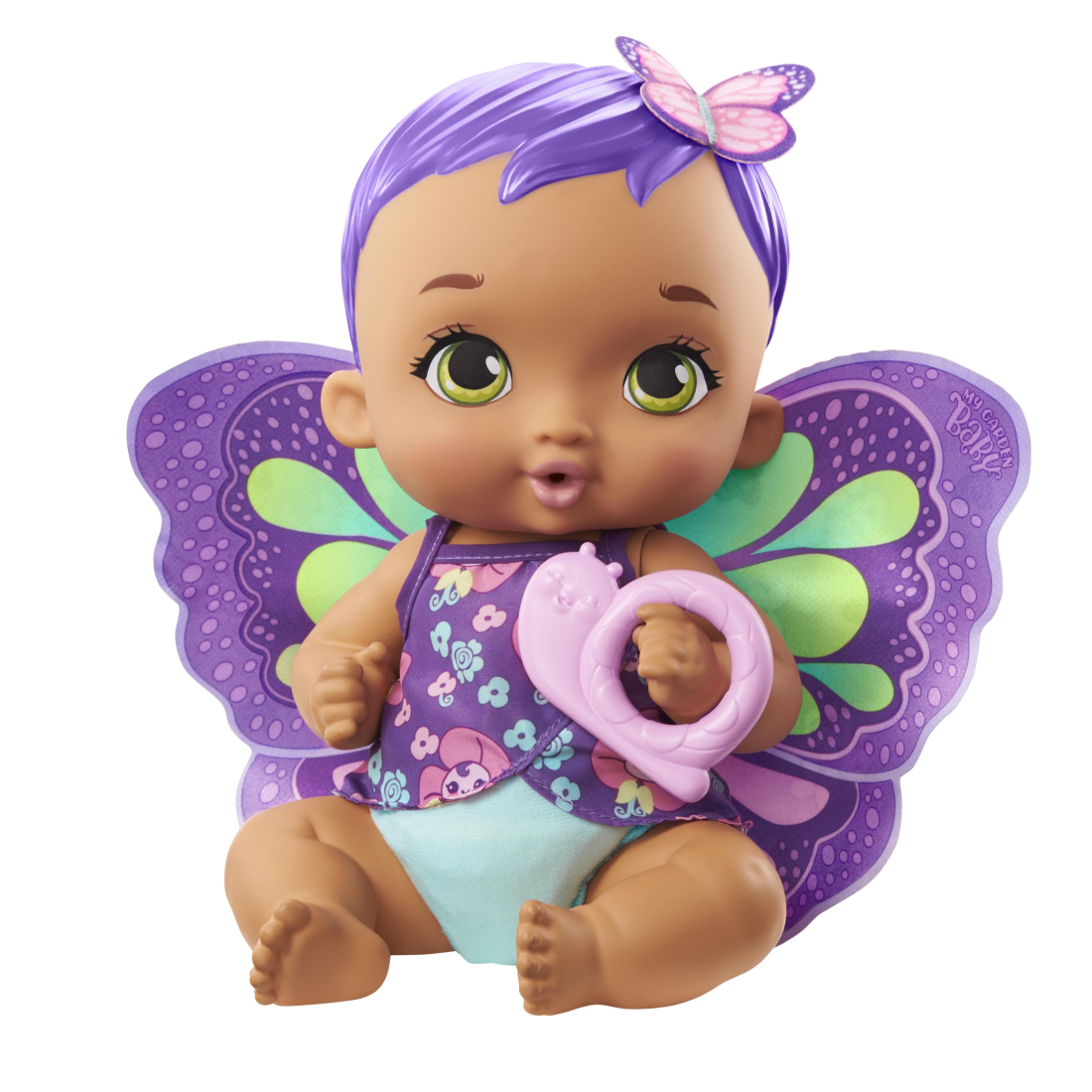 Κούκλα Μωρό - My Garden Baby - Γλυκό Μωράκι - Μωβ Μαλλιά