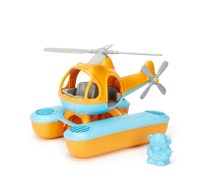 Green Toys - Ελικόπτερο Θαλάσσης - Πορτοκαλί