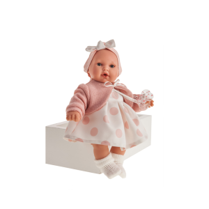 Κούκλα Μωρό Βινυλίου - Kika Lunares Rosa