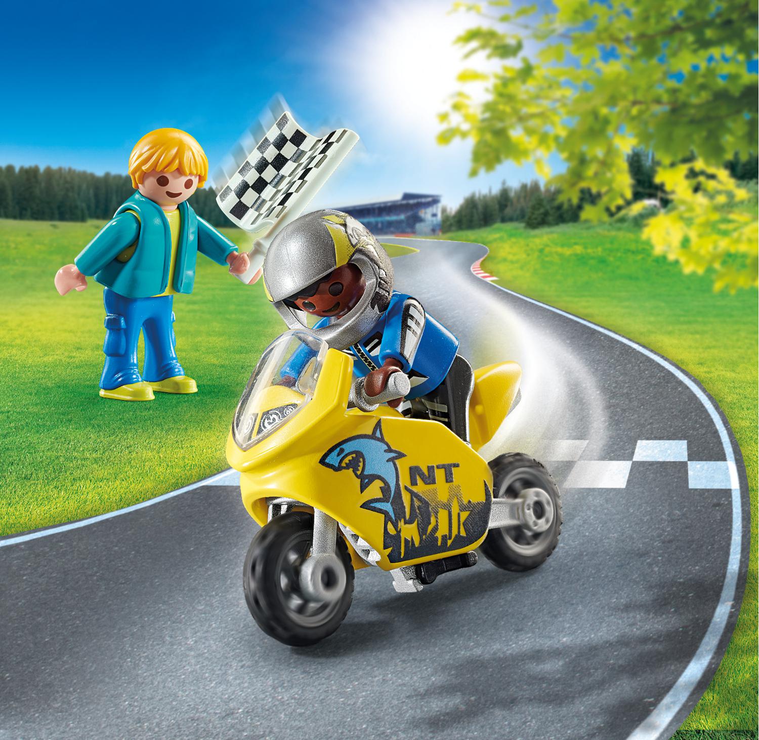 Playmobil - Παιδάκια Σε Αγώνες Μοτοσυκλέτας