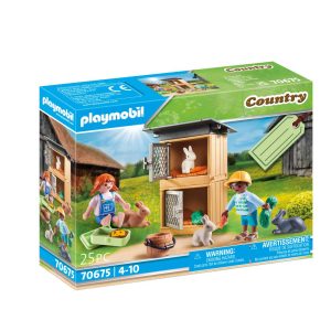 Playmobil - Ταΐζοντας Τα Κουνελάκια - Gift Set