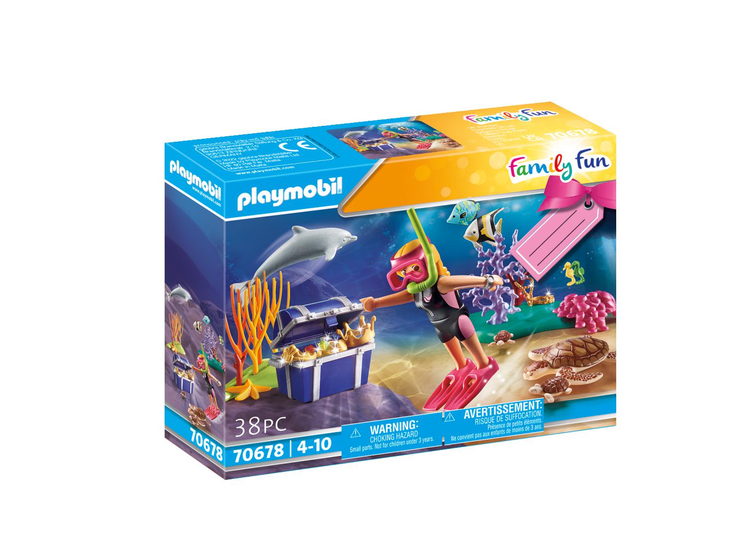 Playmobil - Δύτρια Με Σεντούκι Θησαυρού - Gift Set