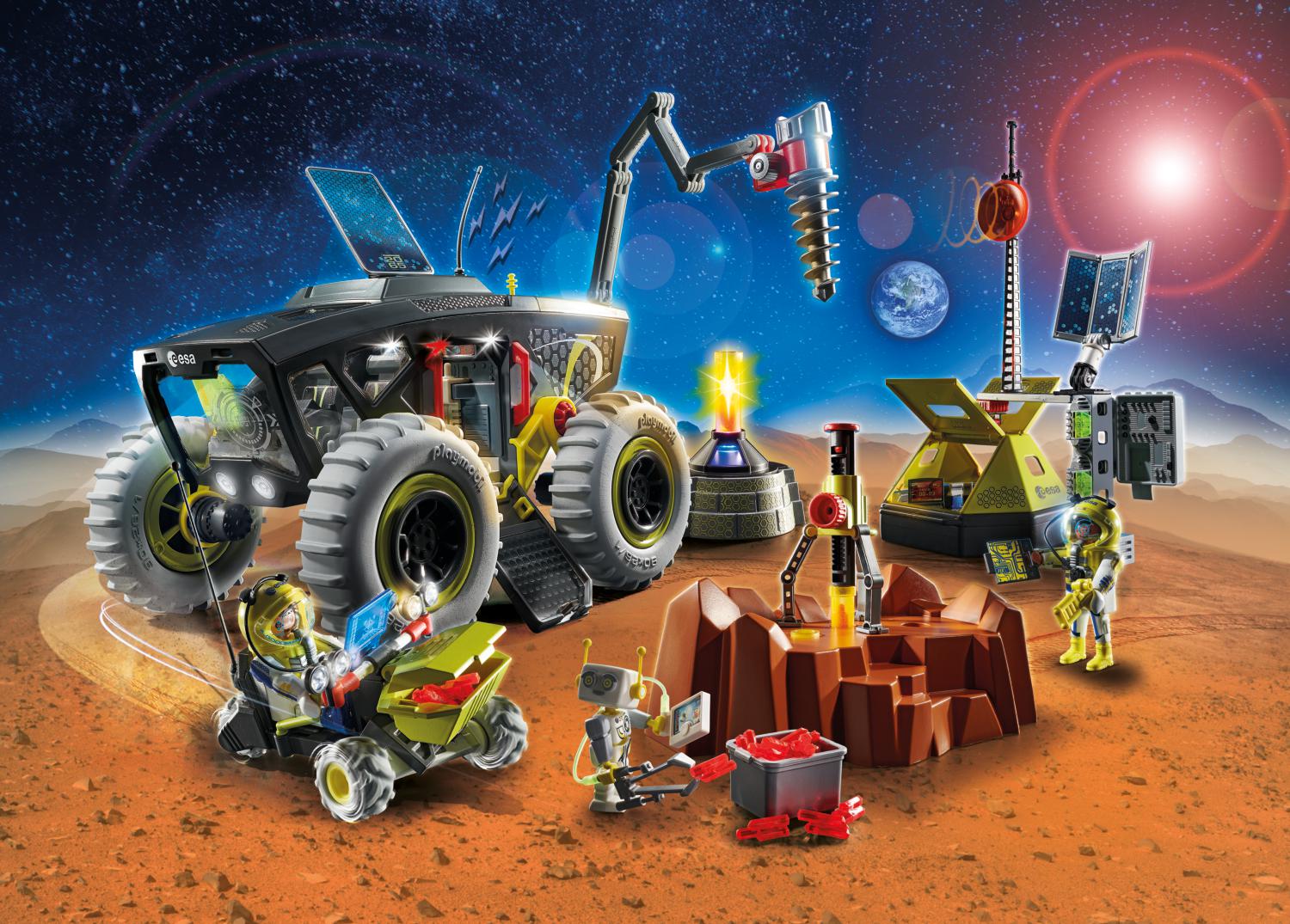 Playmobil - Αποστολή Στον Άρη Με Διαστημικά Οχήματα