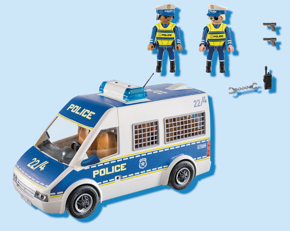 Playmobil - Αστυνομικό Λεωφορείο Με Φώτα Και Ήχο