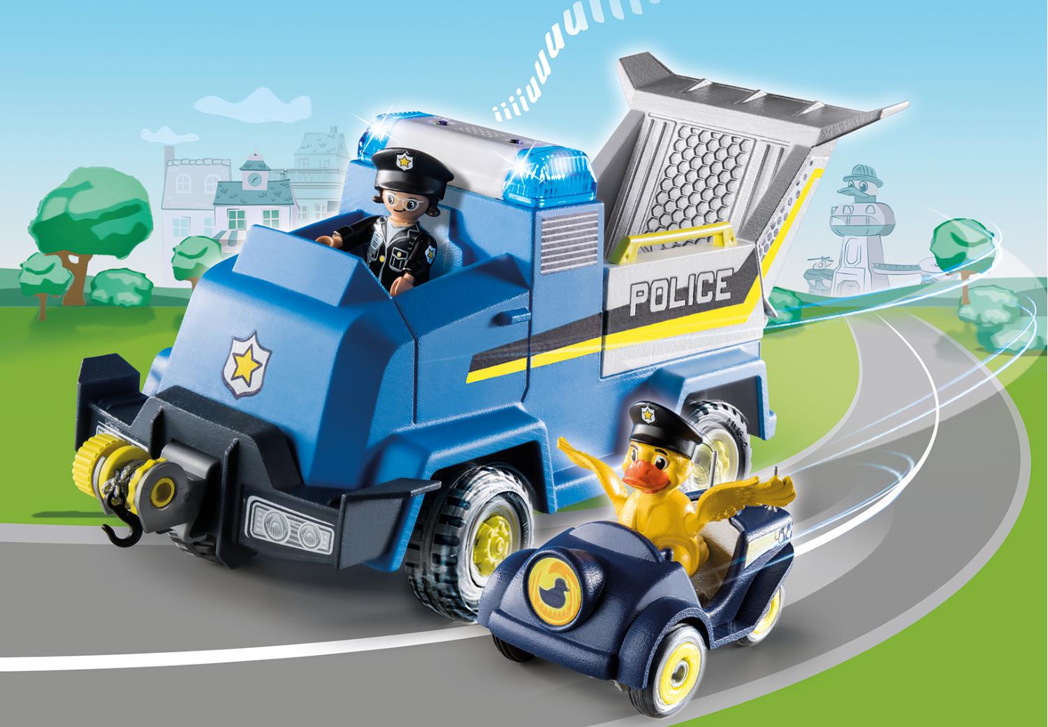 Playmobil - Όχημα Αστυνομίας Με Mini Περιπολικό - D.O.C.