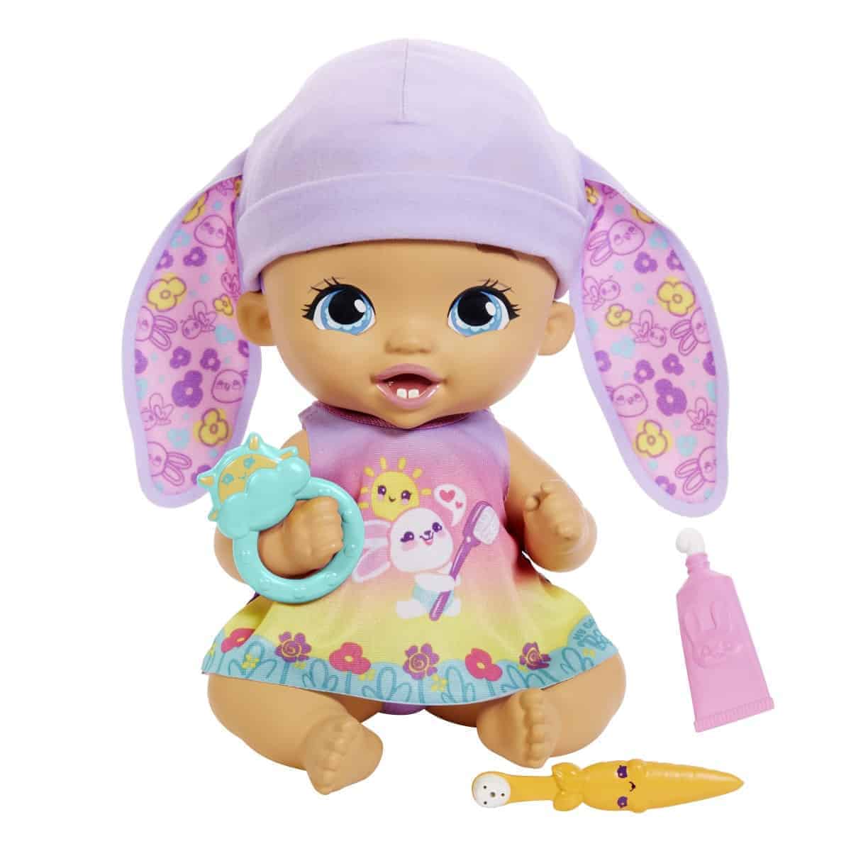 Κούκλα Μωρό - My Garden Baby - Γλυκό Μωράκι Λαγουδάκι  - Ροζ Μαλλιά