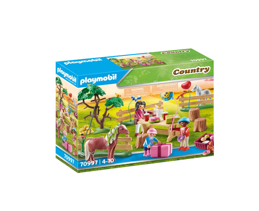 Playmobil - Παιδικό Πάρτυ Στη Φάρμα Των Πόνυ