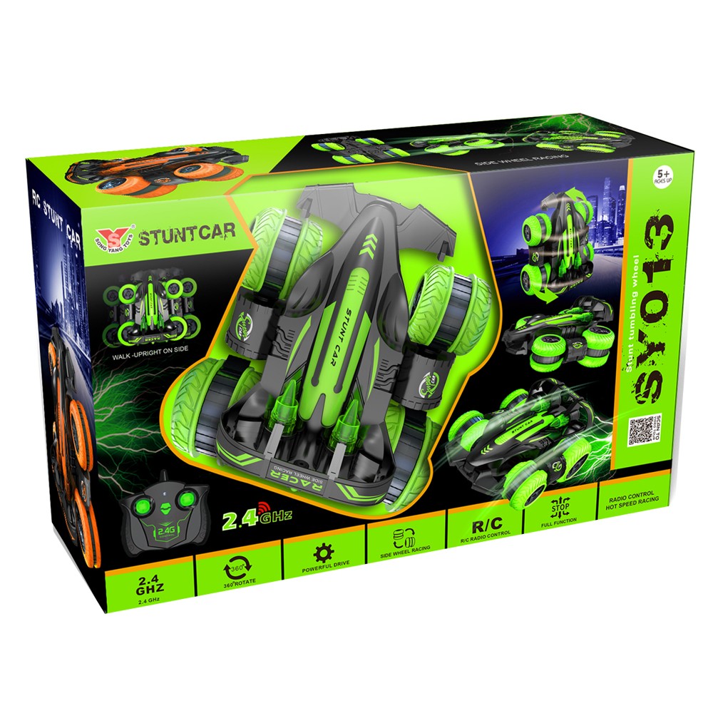 Τηλεκατευθυνόμενο Αυτοκίνητο Stunt Με Bluetooth Και Usb - Πράσινο