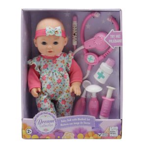 Κούκλα Μωρό Με Ιατρικά Εργαλεία Και Ήχους - Ροζ Μπλουζάκι