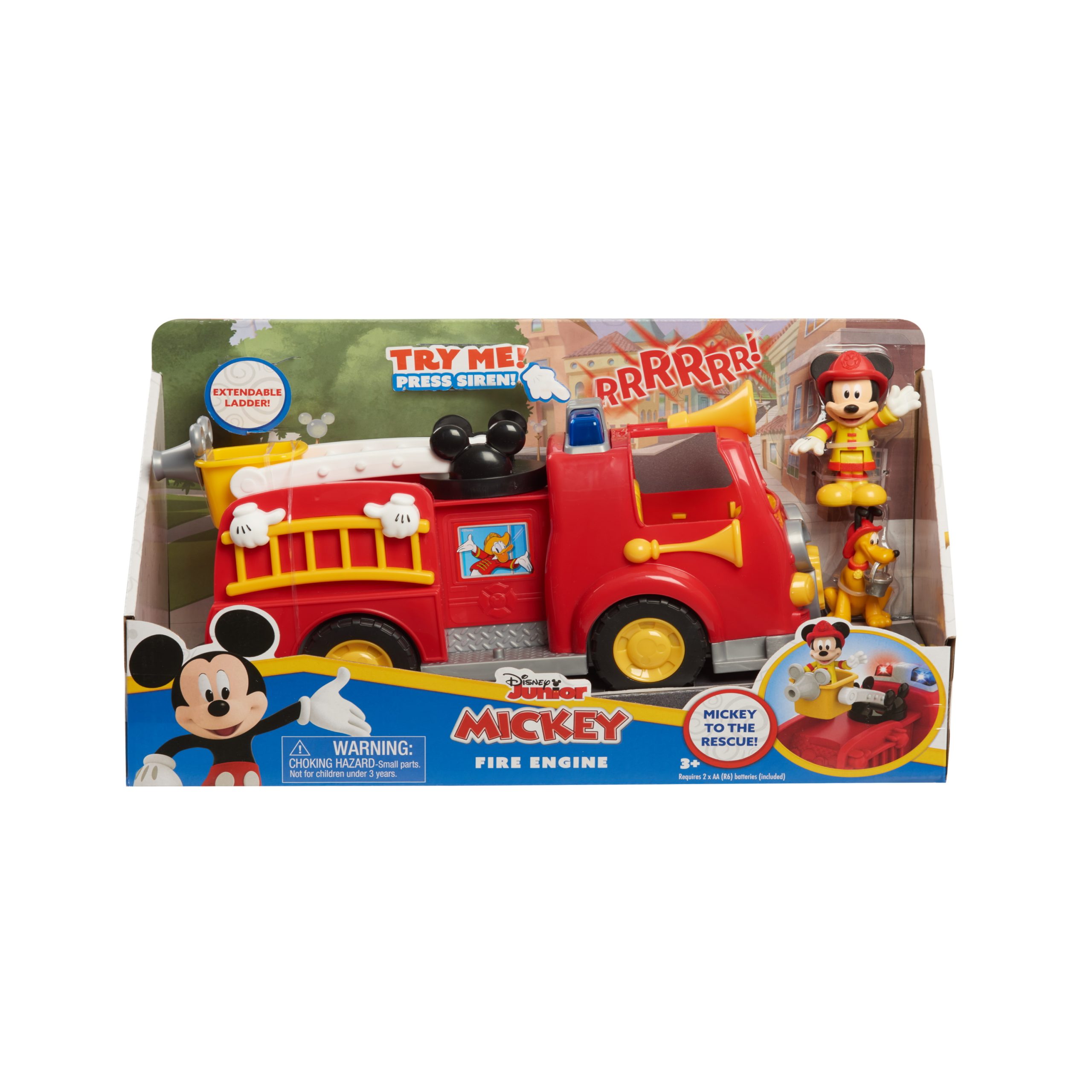 Σετ Παιχνιδιού - Το Πυροσβεστικό Όχημα Του Mickey Με 2 Φιγούρες