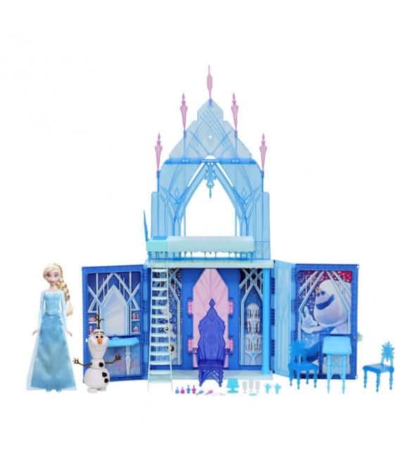 Disney Κούκλα - Frozen II - Fold & Go Ice Palace