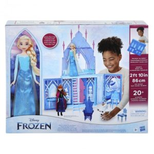 Disney Κούκλα - Frozen II - Fold & Go Ice Palace