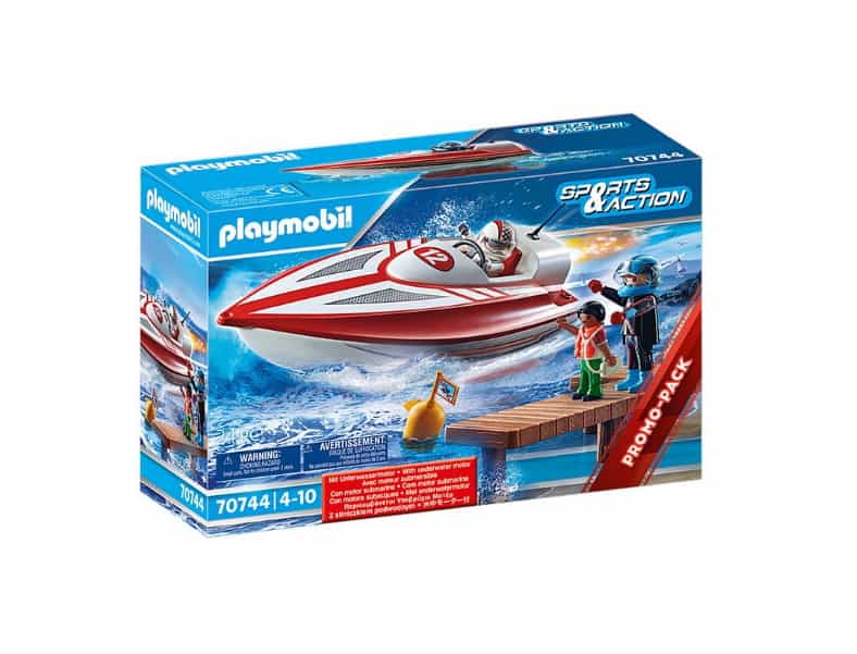 Playmobil - Αγωνιστικό Ταχύπλοο Σκάφος Με Μοτέρ