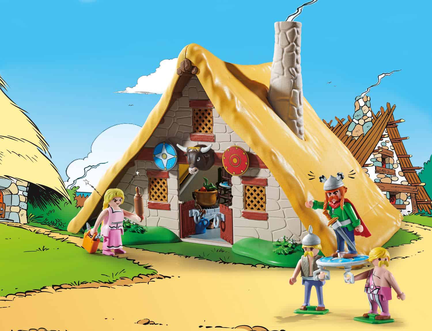 Playmobil - Asterix Η Καλύβα Του Αρχηγού Μαζεστίξ
