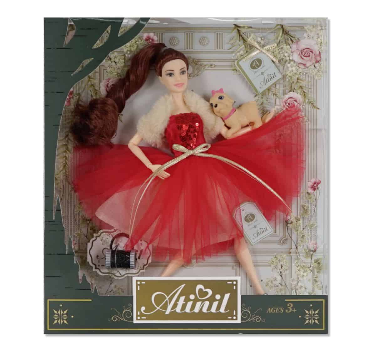 Κούκλα Atinil Fashion Vintage - Κόκκινο Φόρεμα