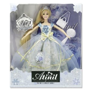 Κούκλα Atinil Fashion Vintage - Γαλάζιο Φόρεμα