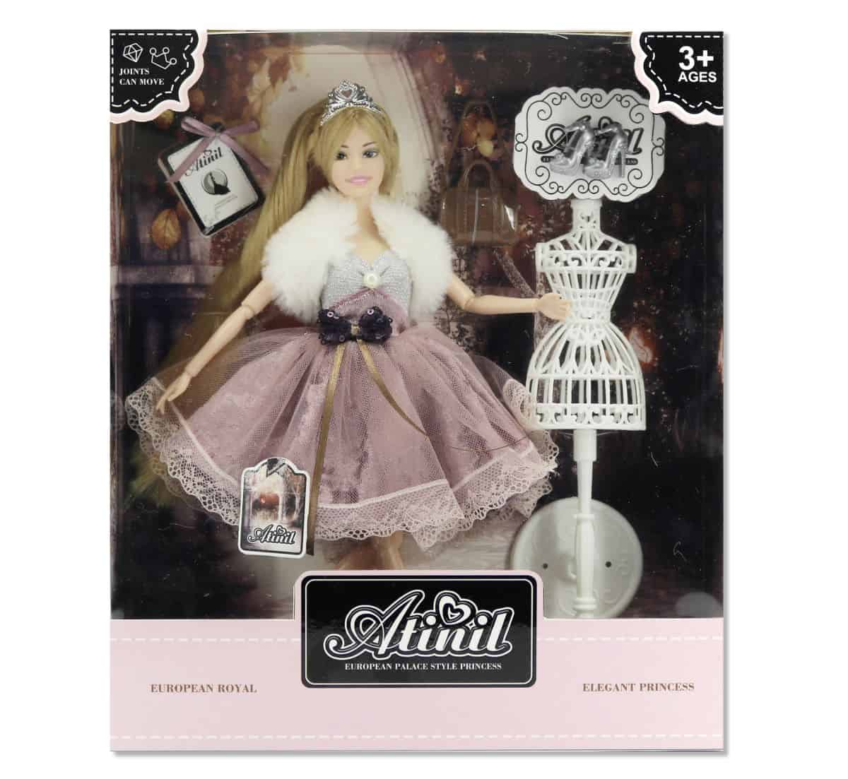 Κούκλα Atinil Fashion Vintage - Dusty Pink Dress