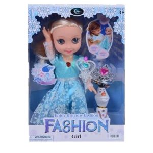 Κούκλα Fashion Πριγκίπισσα Με Χιονάνθρωπο