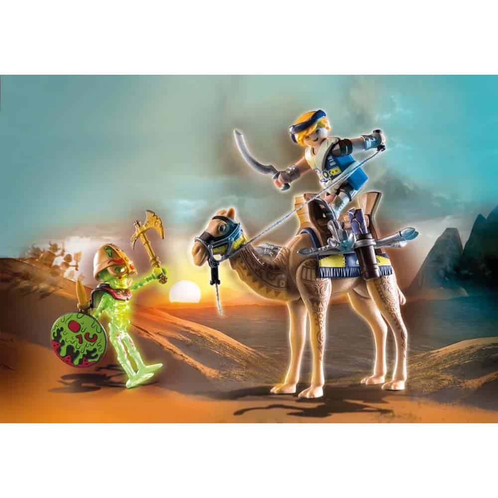 Playmobil - Arwynn Με Καμήλα Και Σκελετός Πολεμιστής