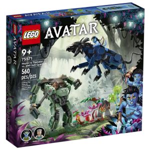 Lego Avatar - Neytiri & Thanator vs Suit Quaritch