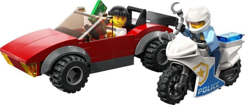 Lego City - Καταδίωξη Αυτοκινήτου Με Αστυνομική Μοτοσυκλέτα