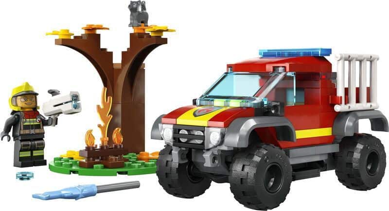 Lego City - Διάσωση Με Πυροσβεστικό Όχημα 4x4