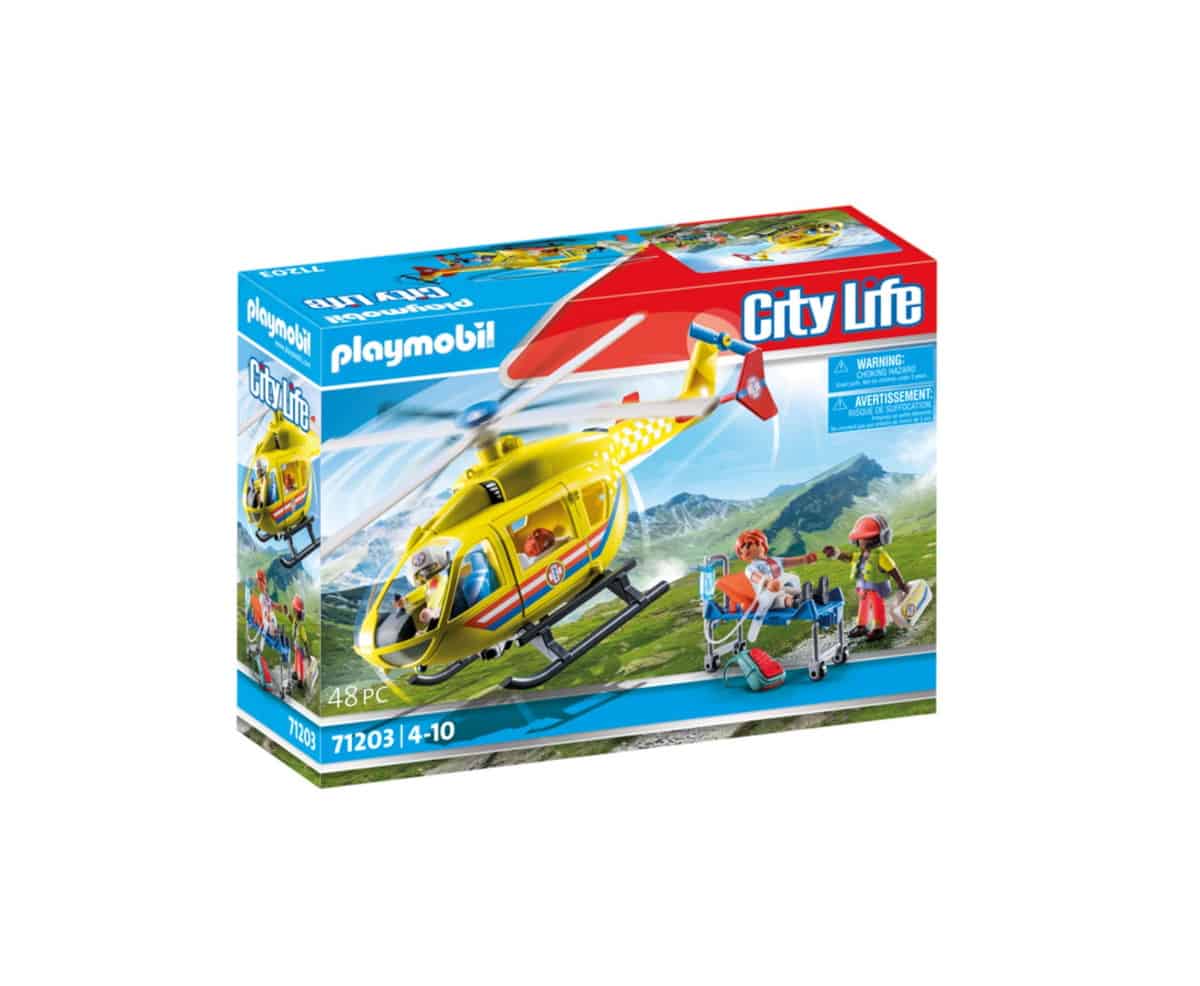 Playmobil - Ελικόπτερο Πρώτων Βοηθειών