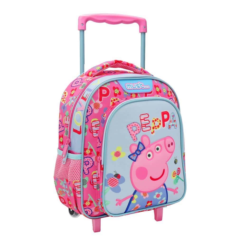 Τσάντα Trolley Νηπιαγωγείου - Peppa Pig