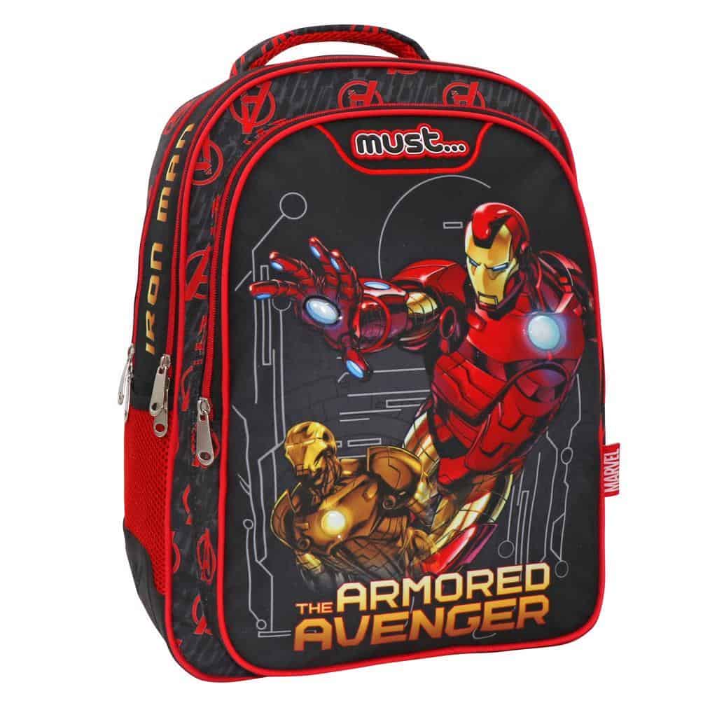 Τσάντα Πλάτης Δημοτικού - Iron Man