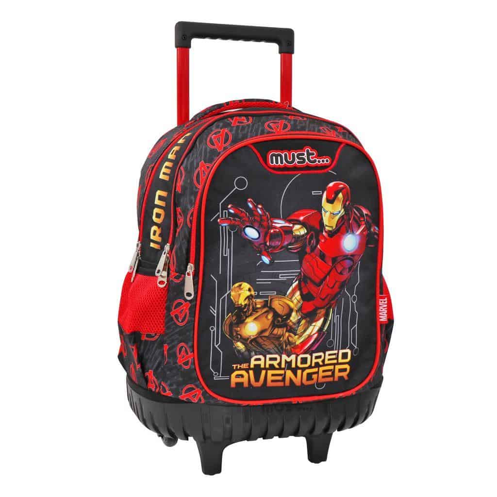 Τσάντα Trolley Δημοτικού - Iron Man