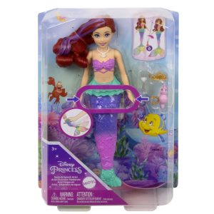 Disney Κούκλα - Ariel Μαγική Γοργόνα