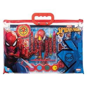 Σετ Ζωγραφικής Διάφανη Τσάντα - Spiderman