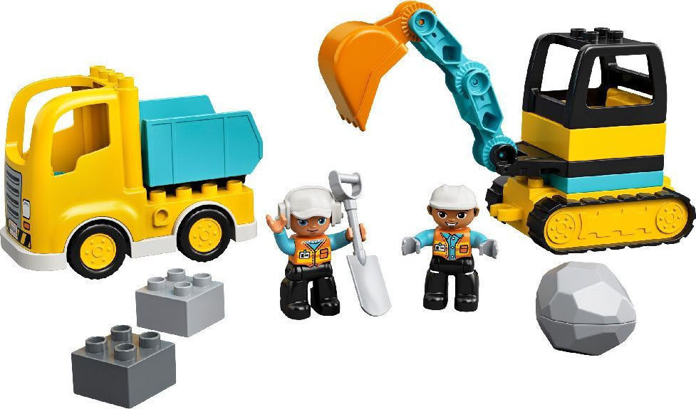 Lego Duplo - Truck & Tracked Excavator