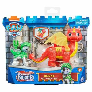 Spin Master Paw Patrol - Rescue Knights - Rocky And Dragon Flame