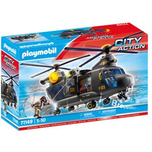 Playmobil - Ελικόπτερο Ειδικών Δυνάμεων Με Δύο Έλικες